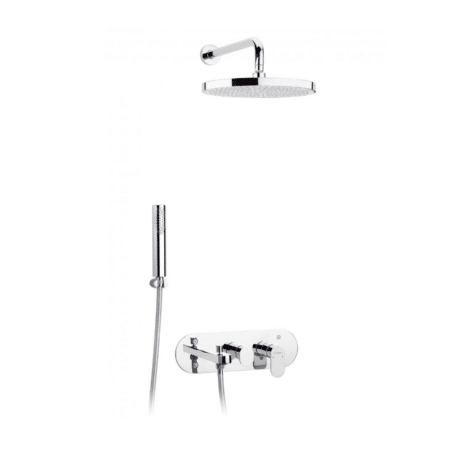 Kit Mitigeur Baindouche encastré 3 sorties Sfax