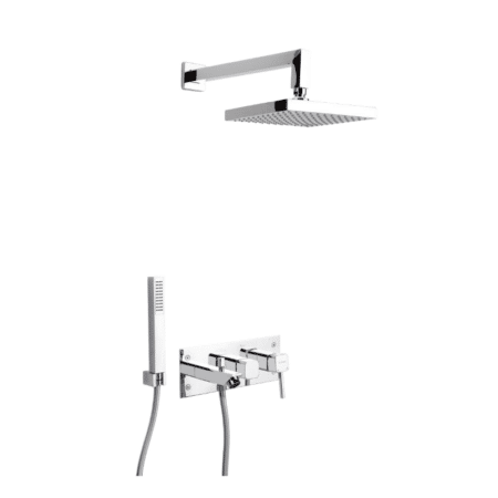 Kit mitigeur de bain douche encastré 3 sortie Zarzis