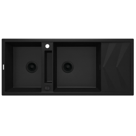Evier encastrable double bac granit Magnétique Deante 116 x 50 cm
