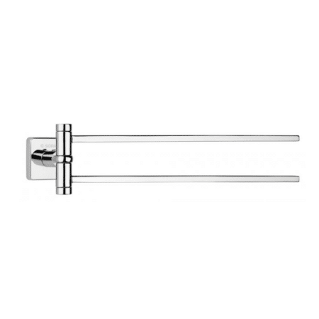 Porte serviette double mobile Ward