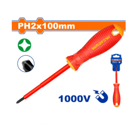 Tournevis isolée PH2x100 Wadfow