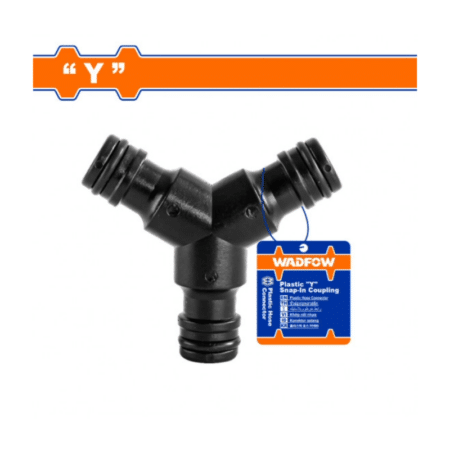 Raccord plast 1/2" 3 voie Wadfow