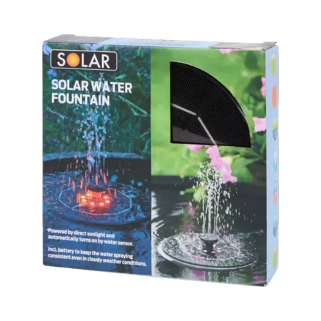 Fontaine solaire LED