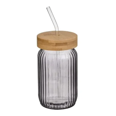 Verre Bambou avec Paille