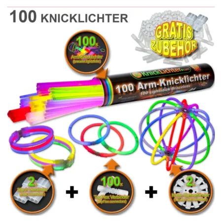 Bracelets Fluo 100 pièces